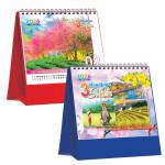 Lịch Để Bàn Đứng 2026 (19 x 17 cm) - Non Nước 3 Miền - TVKV27 (Chọn Đế Xanh Hoặc Đỏ)