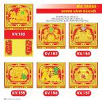 17 Mẫu Bìa Lịch 2026 Khung Vàng Dán Nổi (35x63 cm) - TVKV152 - TVKV168
