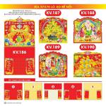 19 Mẫu Bìa Lịch 2026 Lò Xo Bế Nổi (37x70 cm) - TVKV186 - TVKV204 (Chọn Chân Bìa Vàng Hoặc Đỏ)