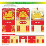 3 Mẫu Bìa Lịch 2026 Lò Xo Dán Nổi (37x70 cm) - TVKV205 - TVKV207 (Tuỳ Chọn 19 Mẫu Hình Nổi Và 2 Chân Bìa)