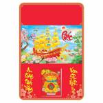 7 Mẫu Thuận Buồm Xuôi Gió - Lịch Treo Tường Laminate Tráng Gương 2026 (40x60 cm)