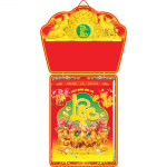 Lịch Bloc Si&ecirc;u Cực Đại 2027 Đinh M&ugrave;i - Phong Thủy C&aacute;t Tường (30x40cm) - Mẫu TVKV02