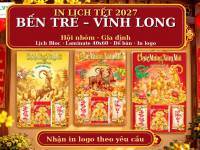 In Lịch Tết 2027 Bến Tre, Vĩnh Long Cho Gia Đ&igrave;nh, Hội Nh&oacute;m