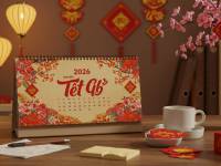 Các Mẫu Lịch Được Nhiều Doanh Nghiệp Để Làm Quà Tặng Tết 2026