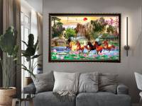 Đặt mua Tranh Canvas Phong Thủy Mã Đáo Thành Công Đóng Khung Cao Cấp Tại HCM