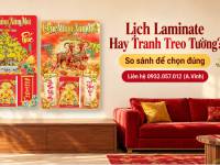 Lịch Laminate Hay Tranh Treo Tường: N&ecirc;n Chọn Loại N&agrave;o
