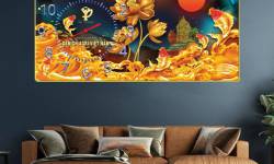 Tranh Cửu Ngư Quần Hội - Biểu Tượng Thịnh Vượng Hoàn Hảo Cho Khai Trương và Tân Gia