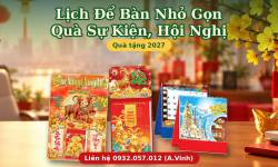 Lịch Để B&agrave;n Nhỏ Gọn L&agrave;m Qu&agrave; Sự Kiện, Hội Nghị, Hội Thảo