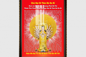 Tranh Gỗ Phù Điêu Chú Đại Bi – Biểu Tượng Của Sự Bình An Và Từ Bi Trong Mọi Không Gian