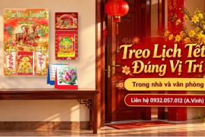 C&aacute;ch Treo Lịch Tết Đ&uacute;ng Vị Tr&iacute; Trong Nh&agrave; V&agrave; Văn Ph&ograve;ng