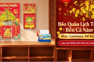 C&aacute;ch Bảo Quản Lịch Bloc, Laminate, Để B&agrave;n Bền Cả Năm