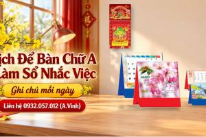 D&ugrave;ng Lịch Để B&agrave;n Chữ A L&agrave;m Sổ Nhắc Việc Hằng Ng&agrave;y