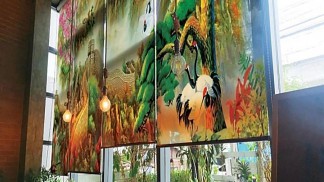 Rèm Cuốn Tranh 3D – Giải Pháp Trang Trí Không Gian Đẹp, Sang Và Đẳng Cấp