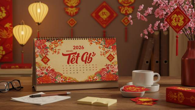 Các Mẫu Lịch Được Nhiều Doanh Nghiệp Để Làm Quà Tặng Tết 2026