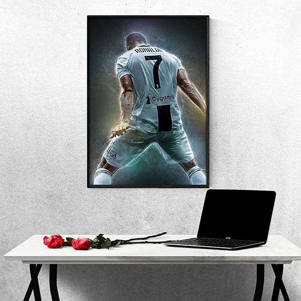 Tranh Treo Tường Cầu Thủ Bóng Đá Cristiano Ronaldo 10