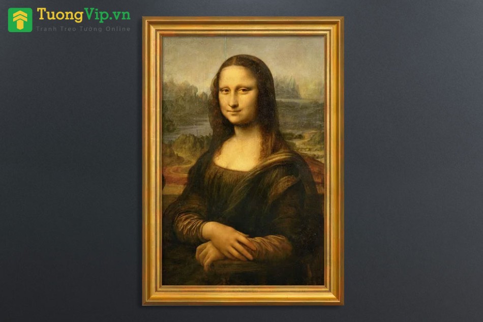 Bố cục của bức tranh với tư thế ngồi thư thái của Mona Lisa và khung cảnh nền bình yên thể hiện sự cân bằng trong tâm hồn