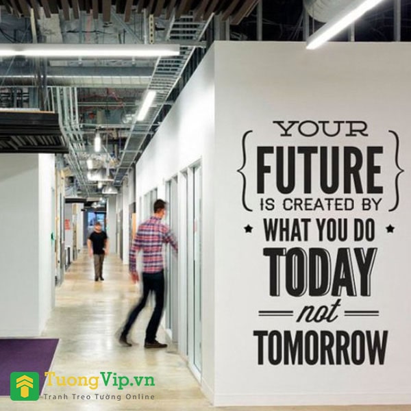 decal văn phòng your future