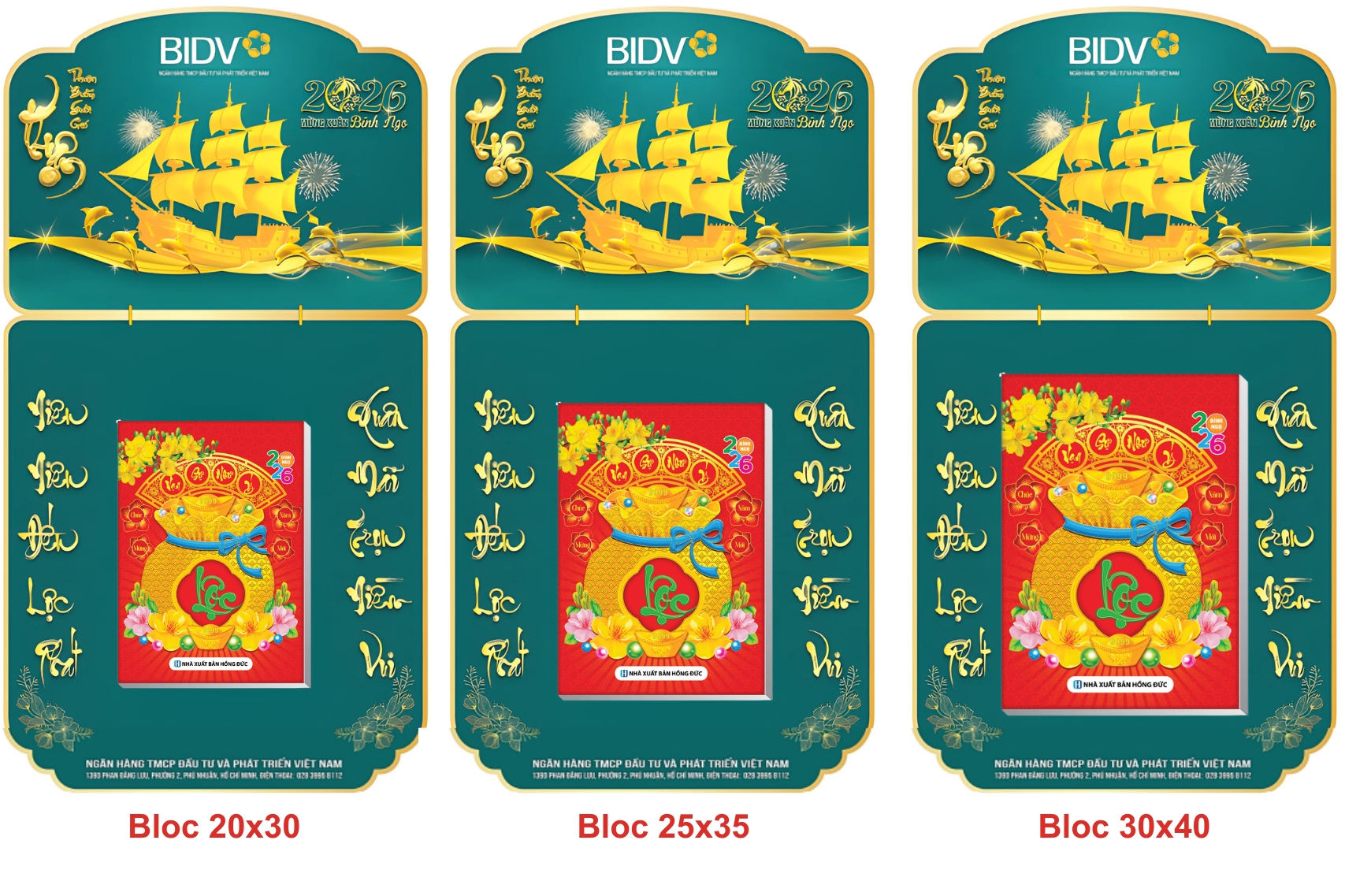Lịch Khối In Độc Quyền 2026 - Lịch Khối In Logo Ngân Hàng - Kích Thước 20x30 cm, 25x35 cm, 30x40 cm (Thiết Kế Theo Yêu Cầu)