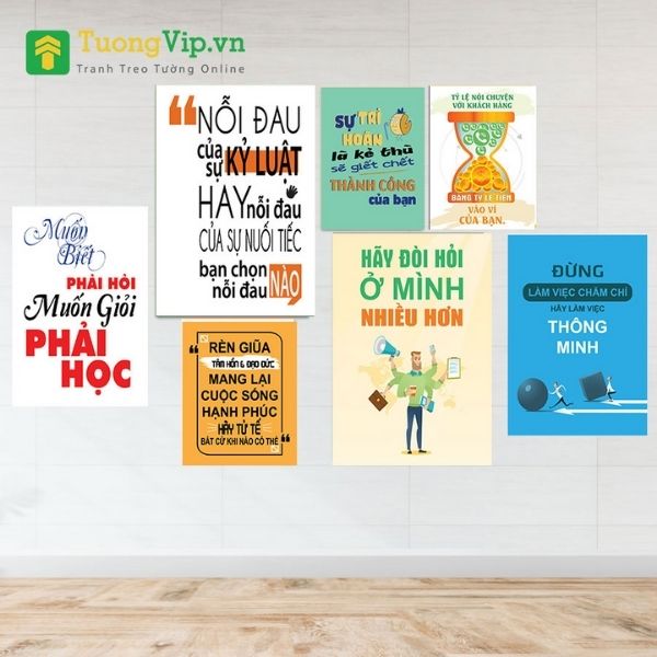 Tranh quotes văn phòng 3