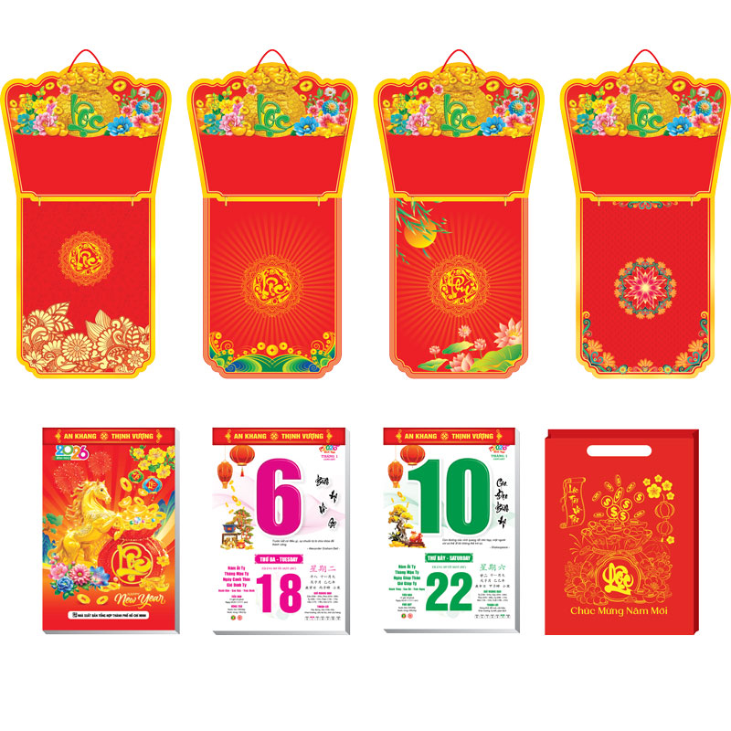 Lịch Bloc Đại Đặc Biệt 2026 (17 x 26 cm) - Tài Lộc 01 - TVKV