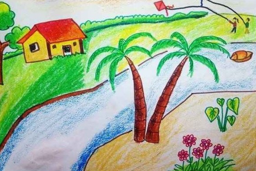 Tìm kiếm những bí quyết và hướng dẫn để trẻ em trở thành những họa sĩ tài năng của phong cảnh quê hương đơn giản. Bạn sẽ được trang bị các kỹ thuật vẽ và những lời khuyên để giúp trẻ em phát triển tài năng của mình.