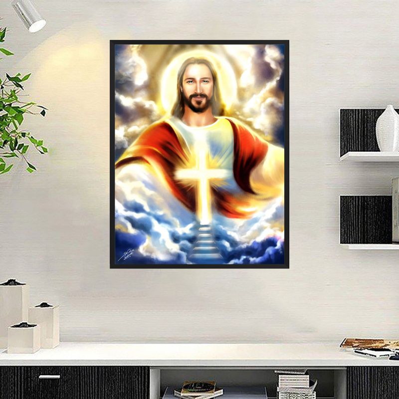 Tranh Canvas Chúa Giê-su Đóng Khung Cao Cấp