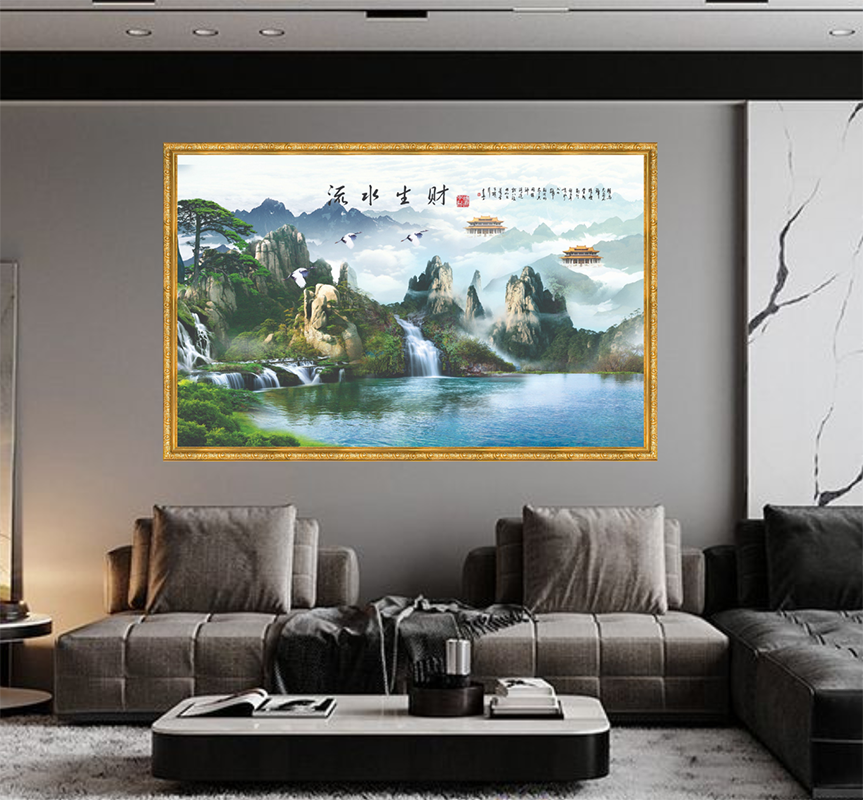 Tranh Canvas Phong Cảnh Đóng Khung Cao Cấp