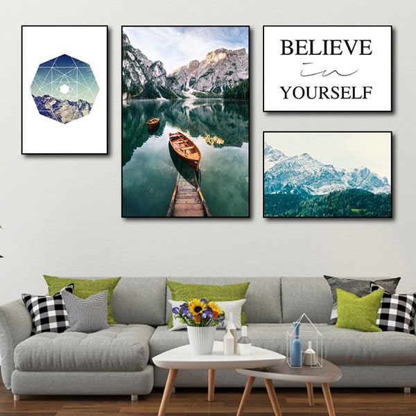 tranh canvas believe yourself