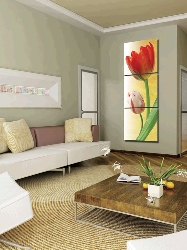 Tranh Canvas Treo Tường Hoa Tulip