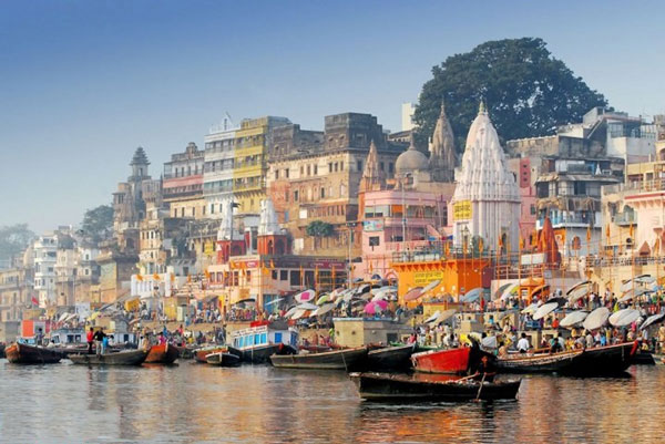 Tranh Dán Tường Thành Phố Varanasi - Thánh Địa Phật Giáo