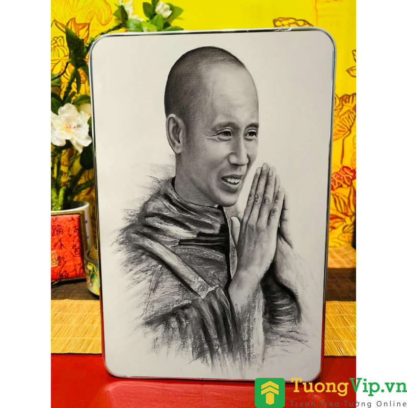 Tranh Để Bàn Bo Viền Sư Thầy Thích Minh Tuệ (10 Mẫu)