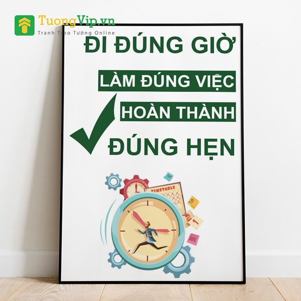 tranh động lực m5 treo công ty