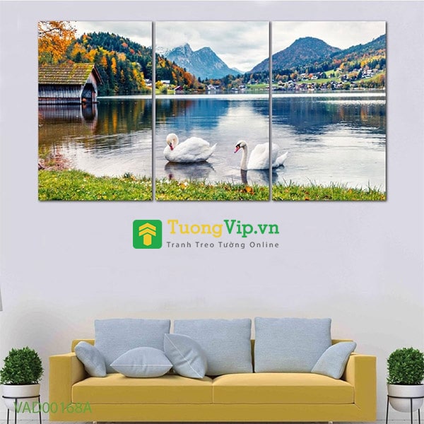 tranh hợp với tuổi tân sửu đôi thiên nga