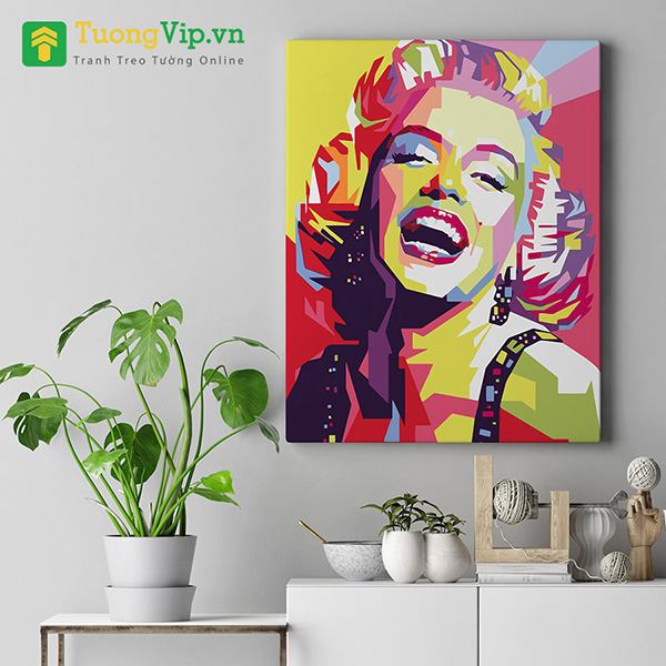 Tranh Pop Art treo tường - Tranh Marilyn Monroe