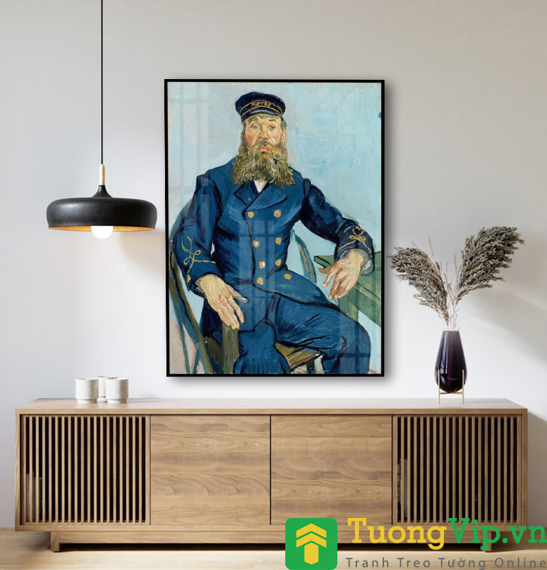 Tranh Treo Tường Chân Dung Tự Hoạ Người Đưa Thư Joseph Roulin (1841-1903) By Vincent Van Gogh