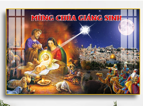 Tranh Treo Tường Giáng Sinh Chúa Giê-su Hài Đồng 02