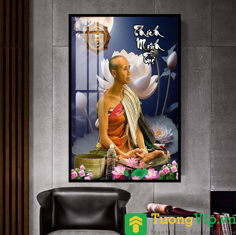 Tranh Treo Tường Nghệ Thuật Phật Giáo - Sư Thầy Thích Minh Tuệ (5 Mẫu)