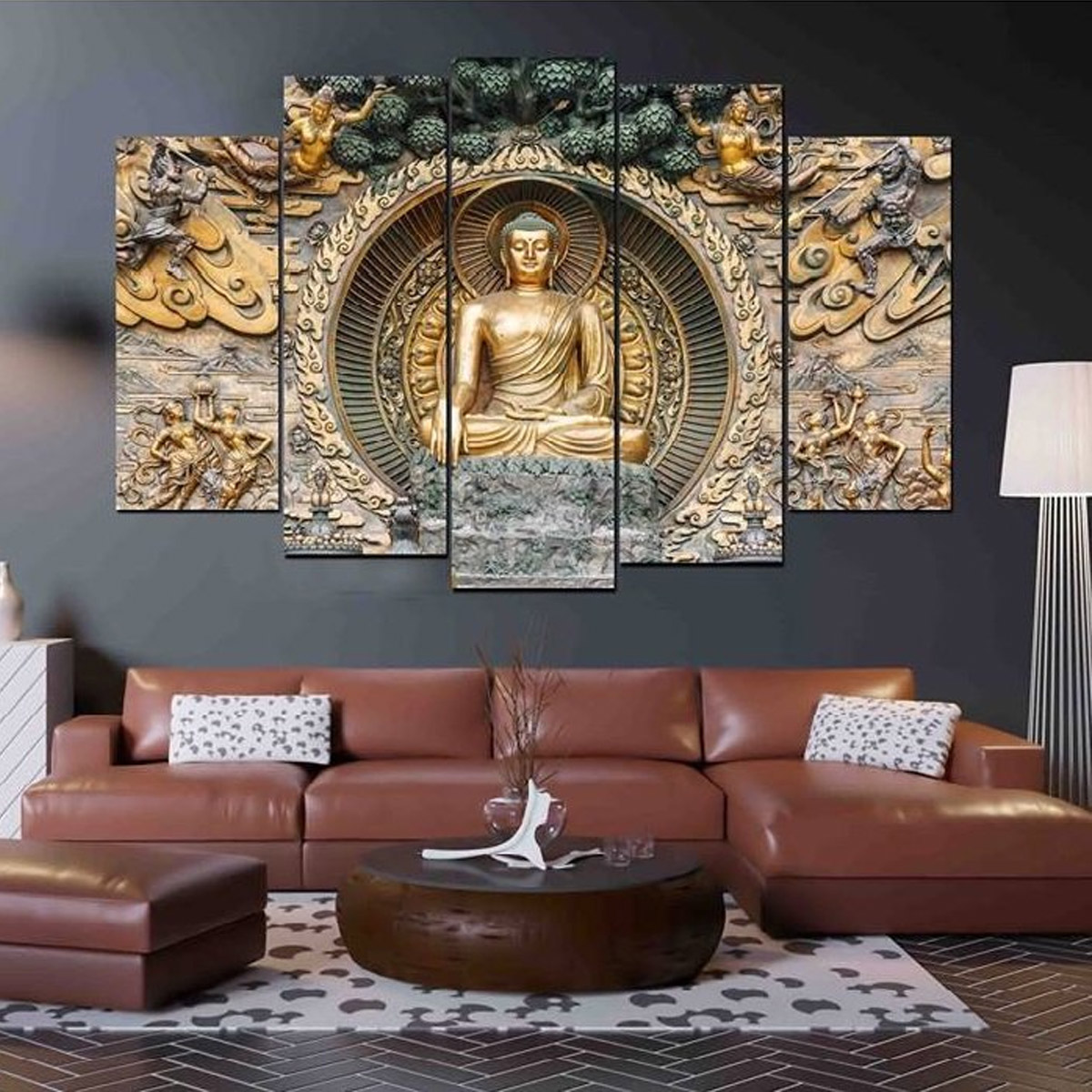 Trang Trí Phòng Thờ, Thiền Viện Với Tranh Đức Phật – Tạo Không Gian Thiêng Liêng, An Nhiên