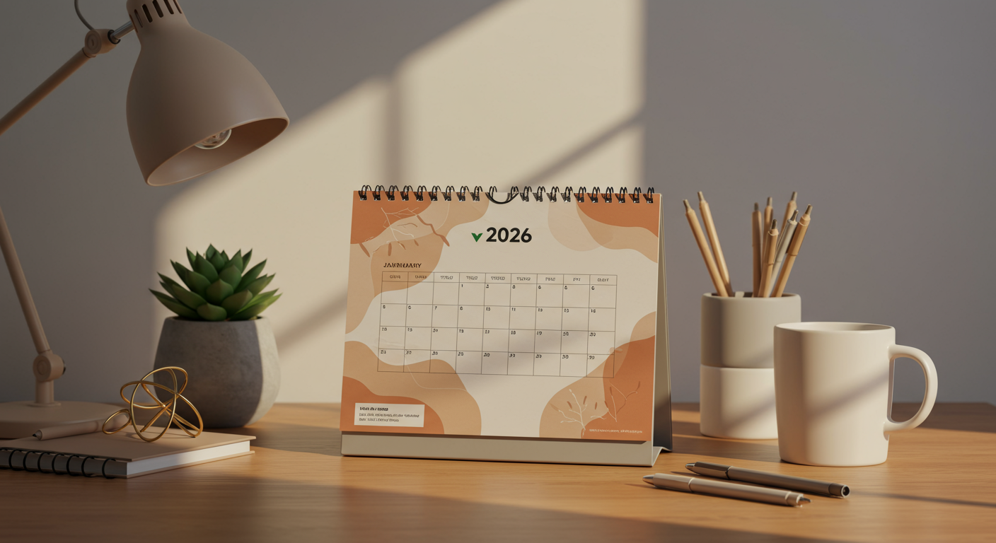 Đặt In Lịch Để Bàn 2026 Theo Yêu Cầu – Độc Quyền & Sáng Tạo