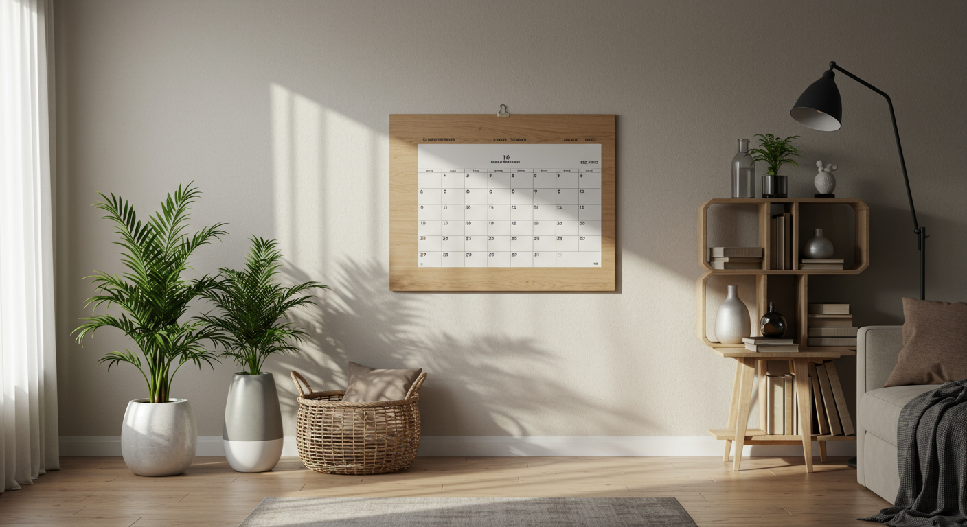 Đặt Mua Lịch Gỗ Treo Tường Laminate Tráng Gương Tại TP.HCM – Làm Đẹp Không Gian Sống Đẳng Cấp
