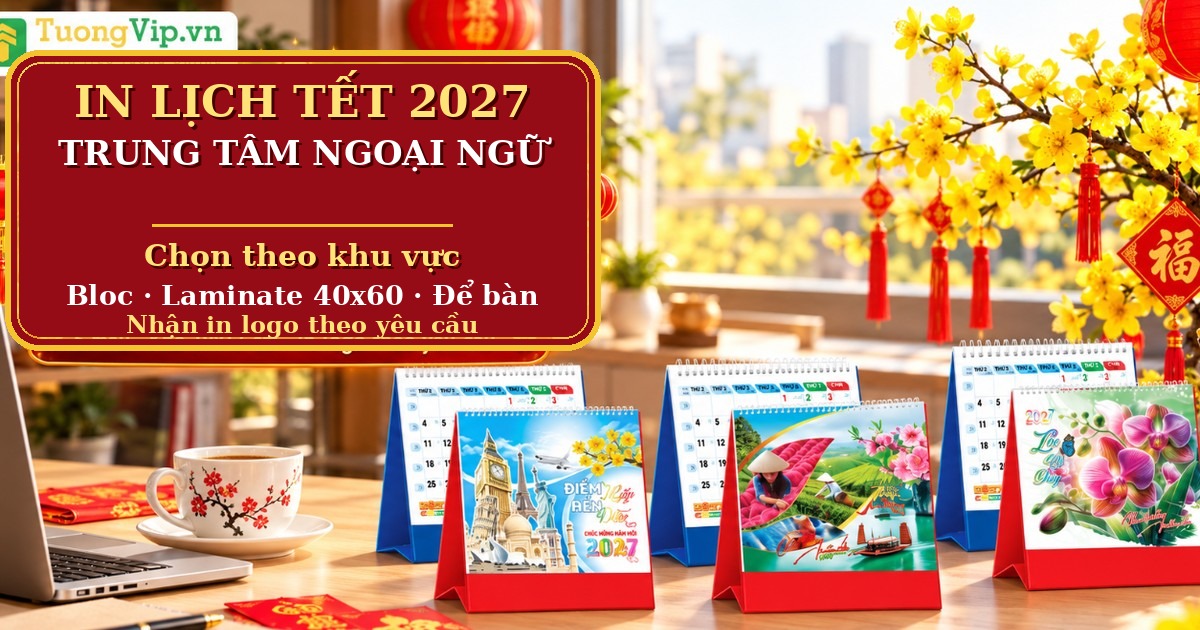 Lịch Tết Cho Trung T&acirc;m Ngoại Ngữ 2027: Chọn Lịch Theo Từng Khu Vực Trong Trung T&acirc;m