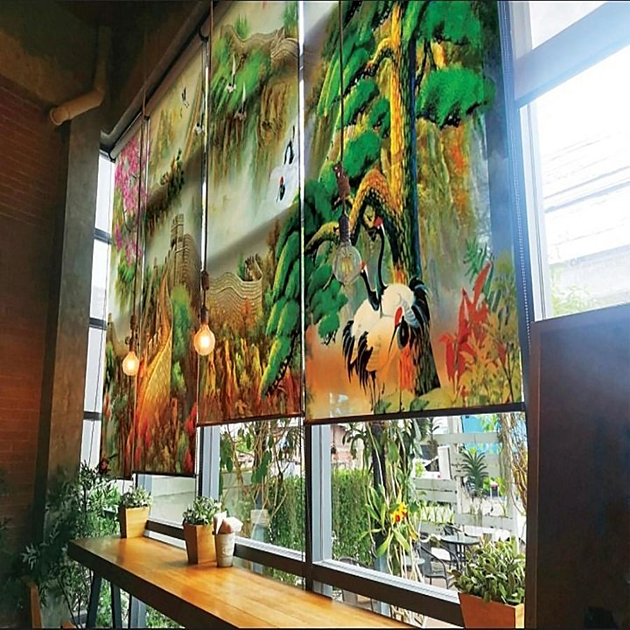 Rèm Cuốn Tranh 3D – Giải Pháp Trang Trí Không Gian Đẹp, Sang Và Đẳng Cấp