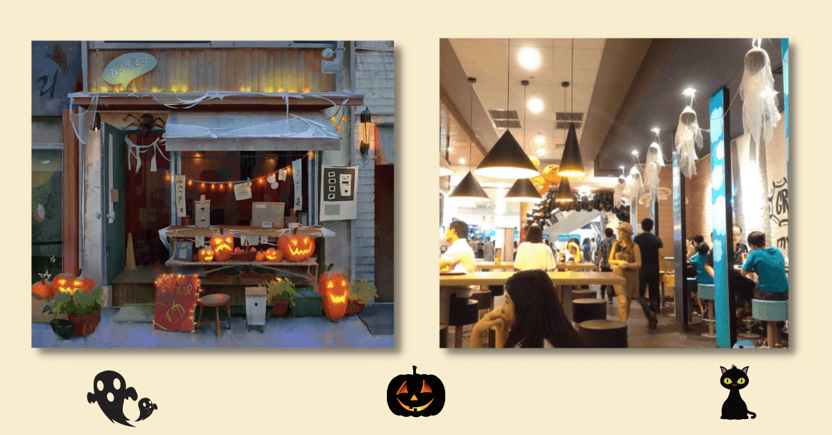 Bật Mí Cách Trang Trí Halloween Cho Quán Cafe Độc Đáo