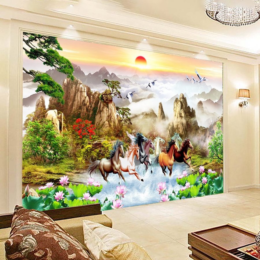 C&aacute;c Mẫu Tranh D&aacute;n Tường Sang Trọng Cho Ph&ograve;ng Kh&aacute;ch - Biến Kh&ocirc;ng Gian Th&agrave;nh Điểm Nhấn Nghệ Thuật