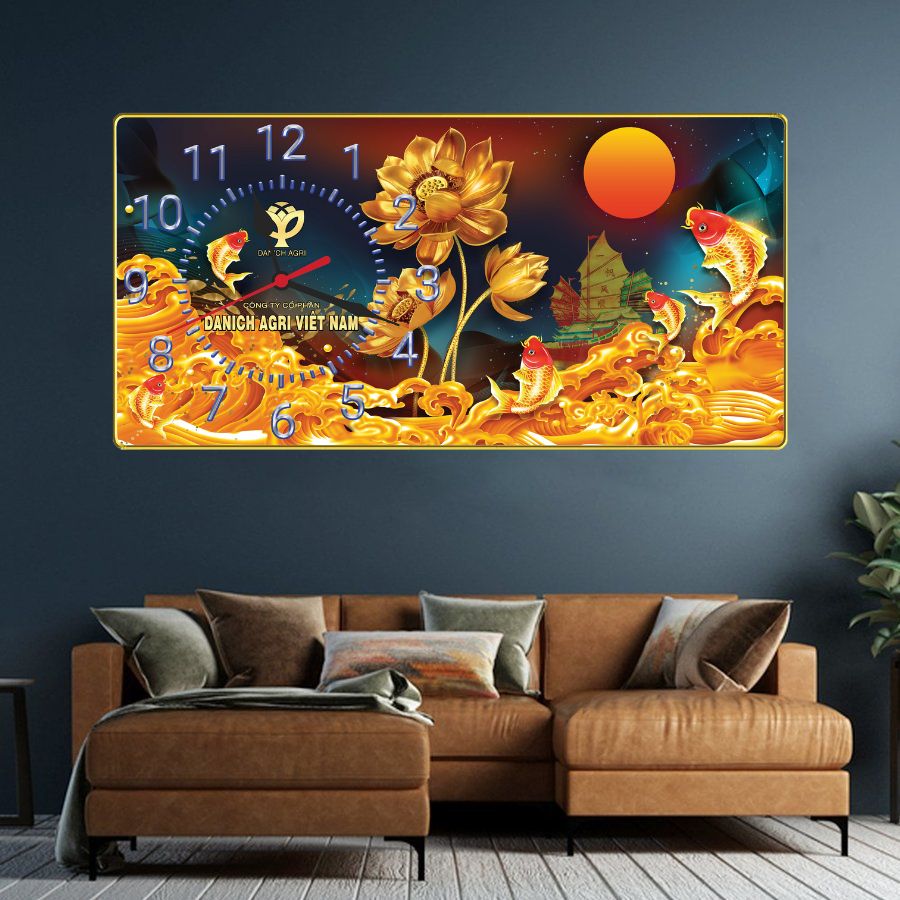 Tranh Cửu Ngư Quần Hội - Biểu Tượng Thịnh Vượng Ho&agrave;n Hảo Cho Khai Trương v&agrave; T&acirc;n Gia