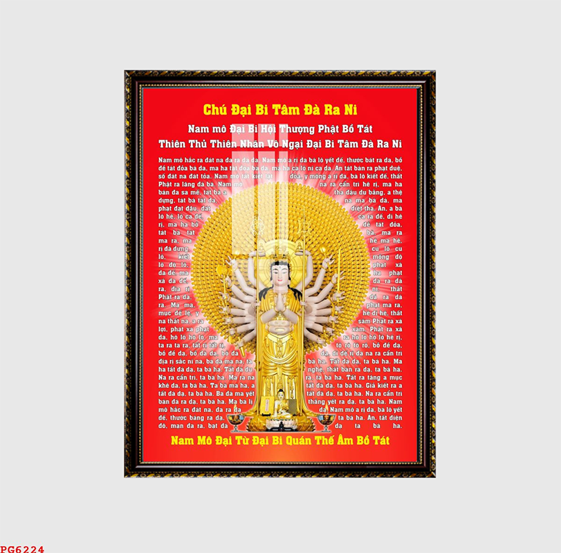 Tranh Gỗ Phù Điêu Chú Đại Bi – Biểu Tượng Của Sự Bình An Và Từ Bi Trong Mọi Không Gian