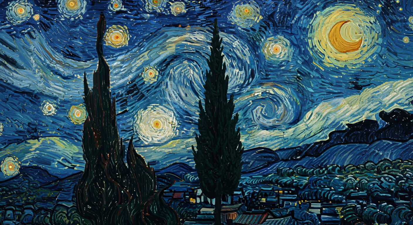Phân tích tranh "The Starry Night" – Khát vọng vượt thời gian của Van Gogh