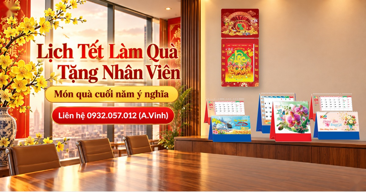 Lịch Tết L&agrave;m Qu&agrave; Tặng Nh&acirc;n Vi&ecirc;n Cuối Năm Cho Doanh Nghiệp