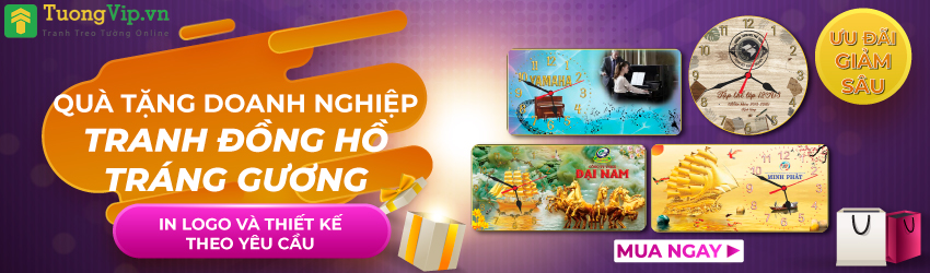 Tranh In Đồng Hồ Theo Yêu Cầu