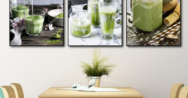 Tranh Treo Tường Matcha Trà Xanh